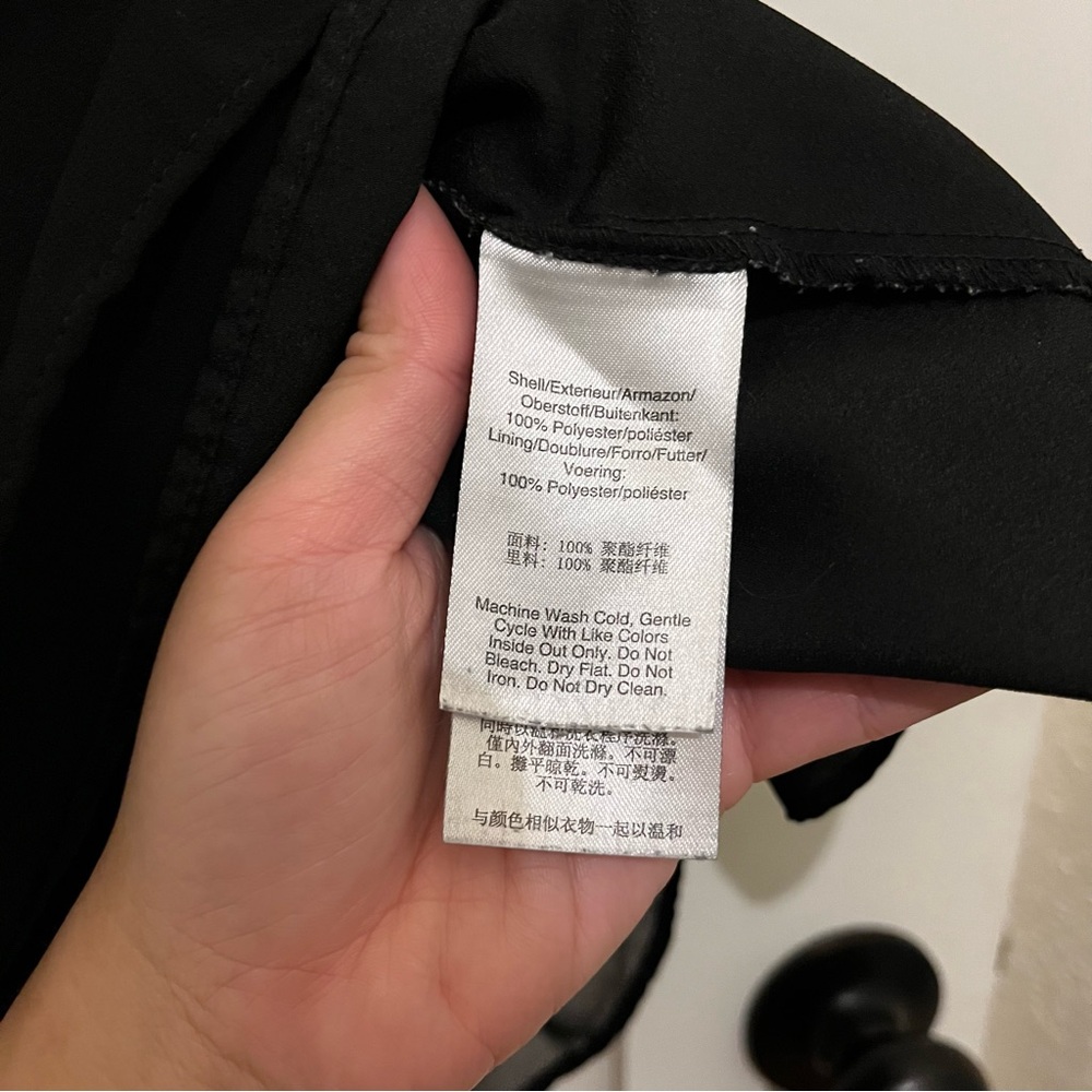DKNY Black A-Line Women's Midi Skirt - Size M - Picture 4 of 11